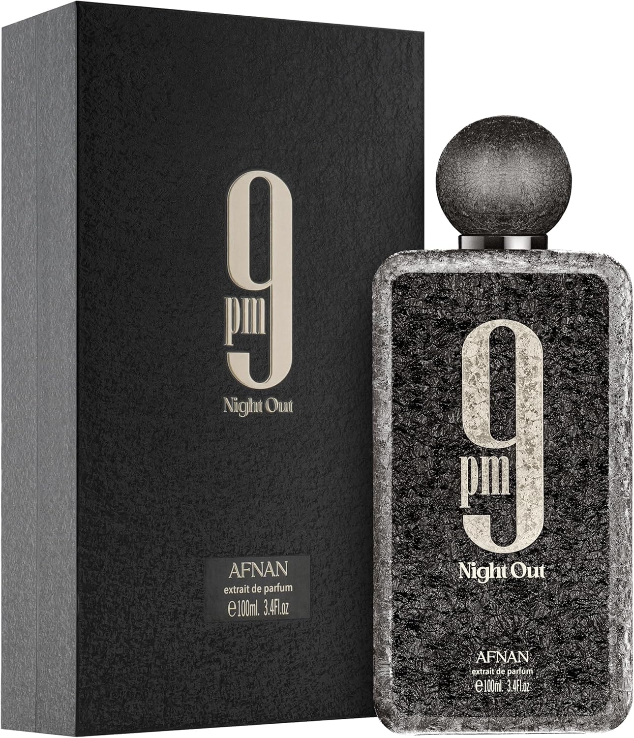 AFNAN 9 PM Night Out Unisex Extrait De Parfum, 100 ML